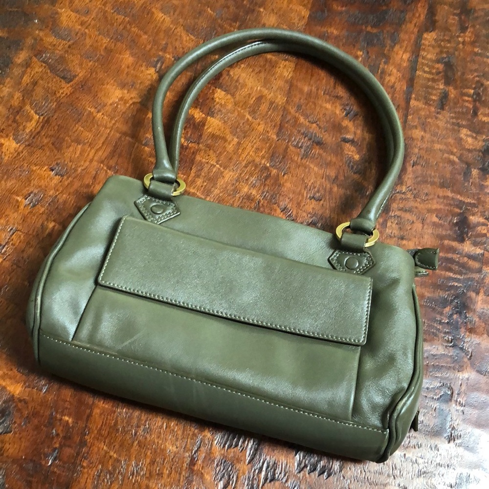 Green Leather Handbag